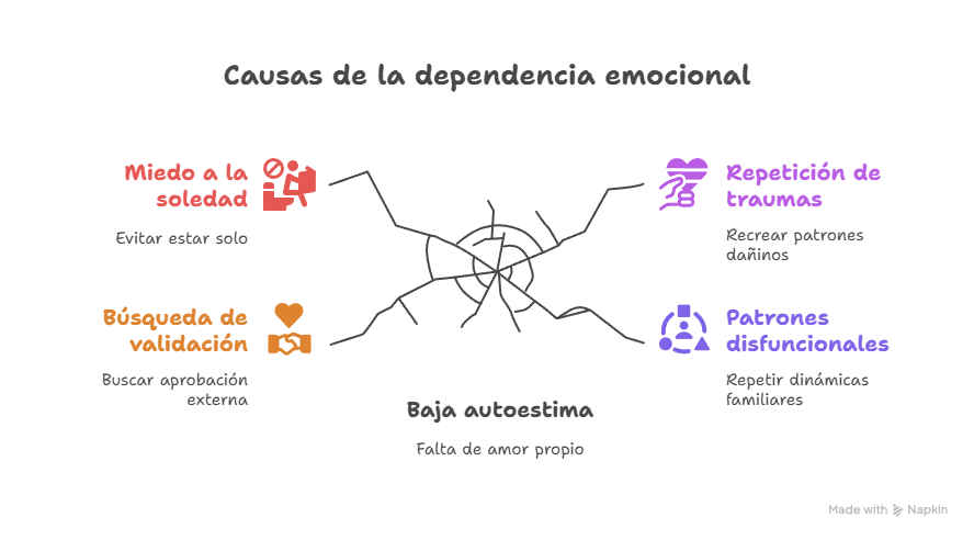 Causas de la dependencia emocional