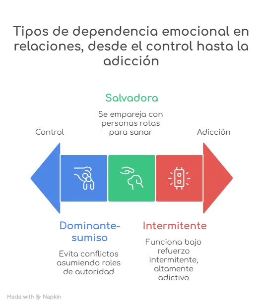 Tipos de dependencia emocional